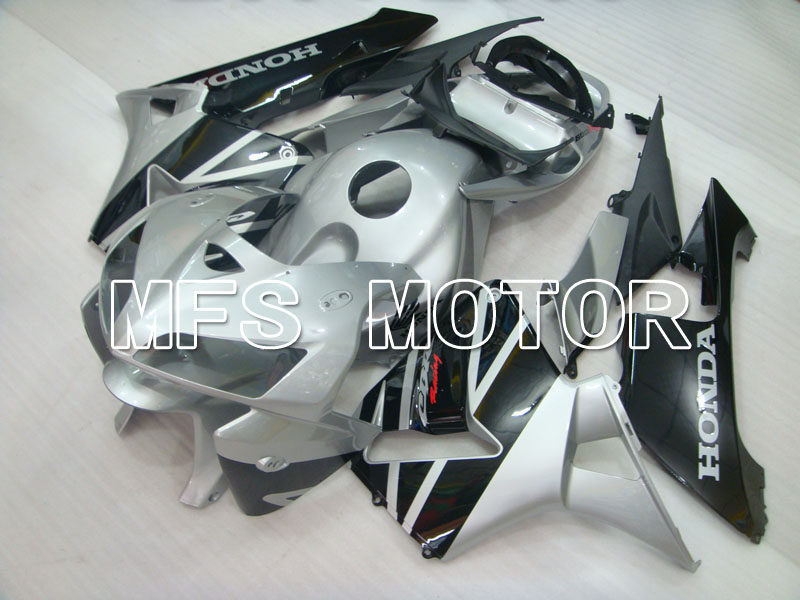 Honda CBR600RR 2005-2006 Injektion ABS Verkleidung - Others - Schwarz Silber- MFS2377