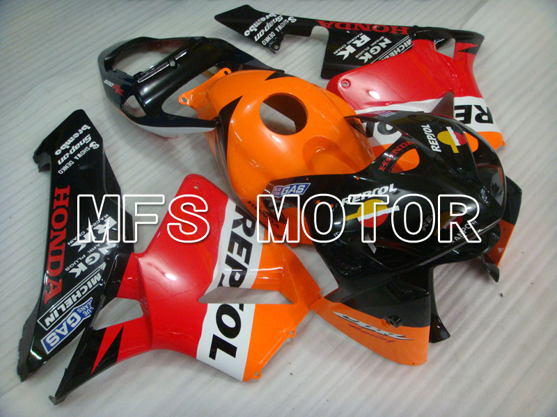 Honda CBR600RR 2005-2006 Injection ABS Fairing - Repsol - Orange Red Black - MFS2387