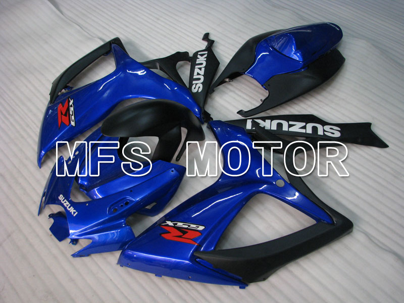 Suzuki GSXR600 GSXR750 2006-2007 Injection ABS Fairing - Factory Style - Blue Black - MFS2416
