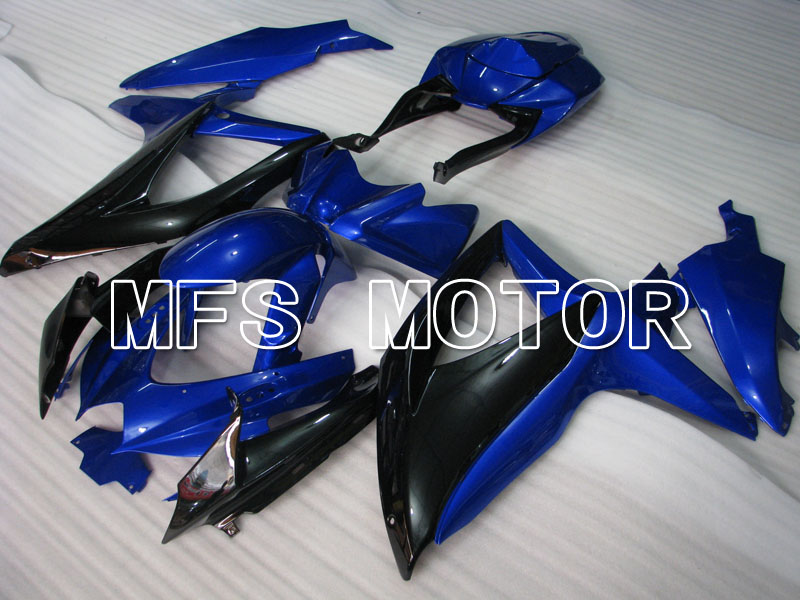 Suzuki GSXR600 GSXR750 2008-2010 Injection ABS Carénage - Usine Style - Noir Bleu - MFS2467