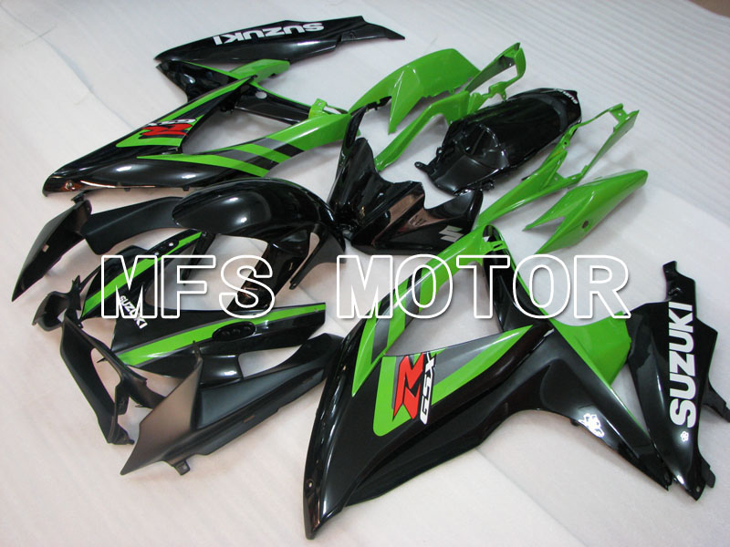Suzuki GSXR600 GSXR750 2008-2010 Injection ABS Fairing - Factory Style - Black Green - MFS2474