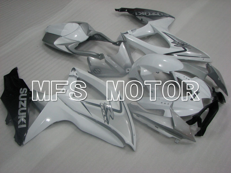 Suzuki GSXR600 GSXR750 2008-2010 Injection ABS Carénage - Usine Style - blanc - MFS2478