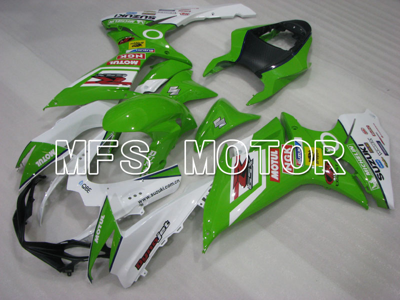 Suzuki GSXR600 GSXR750 2011-2016 Injection ABS Fairing - MOTUL - Green White - MFS2495