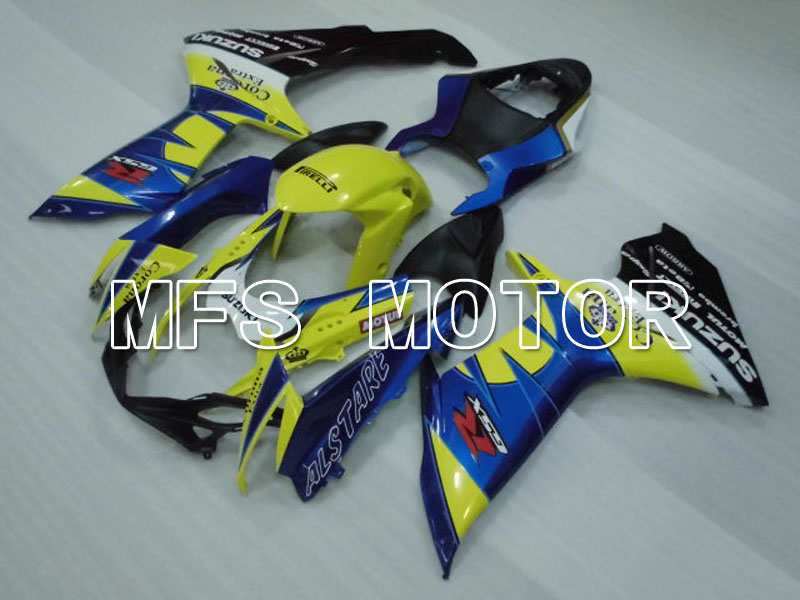 Suzuki GSXR600 GSXR750 2011-2016 Injection ABS Fairing - Corona - Blue Yellow - MFS2501
