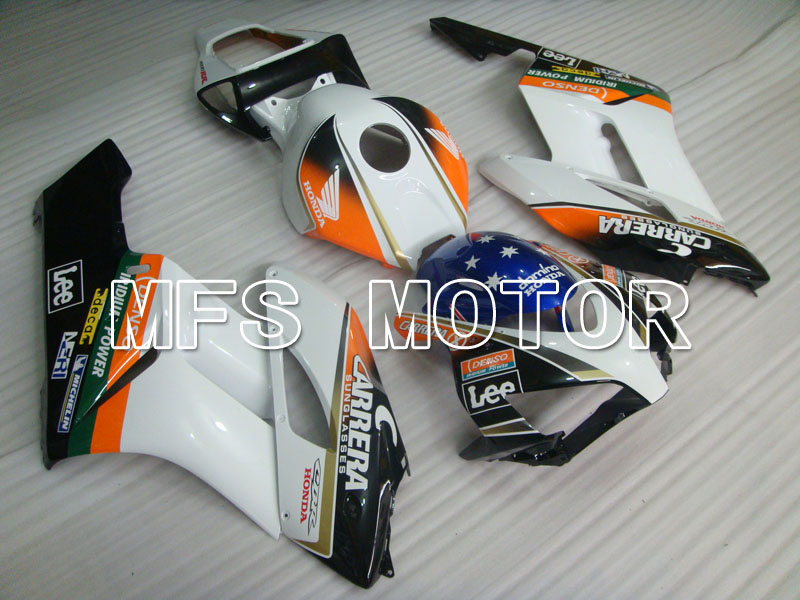 Honda CBR1000RR 2004-2005 Injektion ABS Verkleidung - Others - Weiß Schwarz Orange - MFS2511