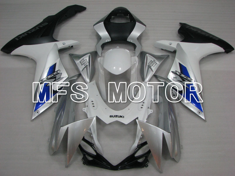 Suzuki GSXR600 GSXR750 2011-2016 Injection ABS Fairing - Factory Style - Silver White - MFS2518