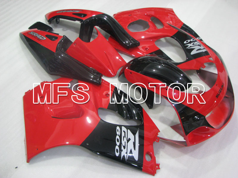 Suzuki GSXR750 1996-1999 ABS Fairing - Fábrica Style - Negro rojo - MFS6876
