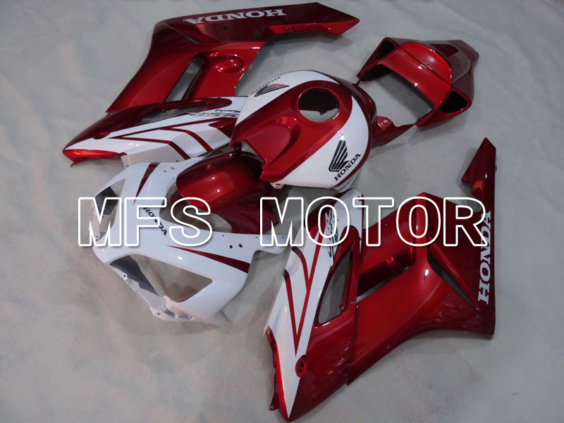 Honda CBR1000RR 2004-2005 Injection ABS Fairing - Factory Style - White Red wine color- MFS2549