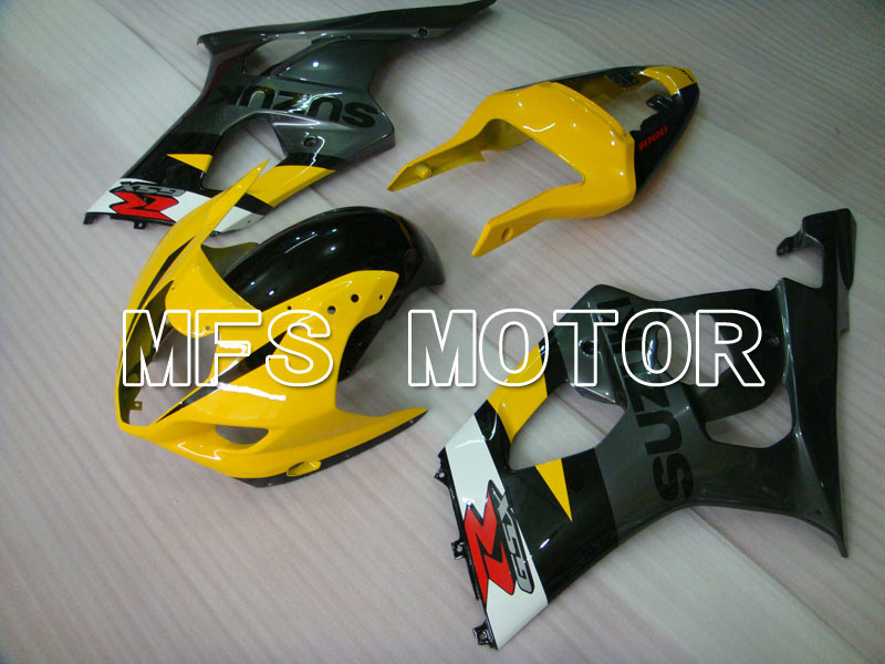 Suzuki GSXR1000 2003-2004 Injection ABS Fairing - Factory Style - Black Yellow - MFS2598