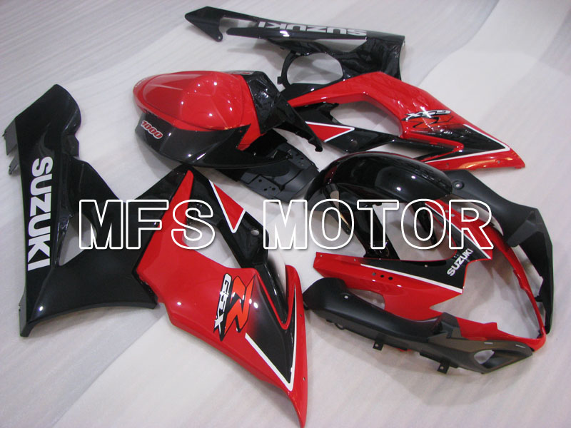 Suzuki GSXR1000 2005-2006 Carenado ABS de inyección - Fábrica Style - Negro rojo - MFS2635