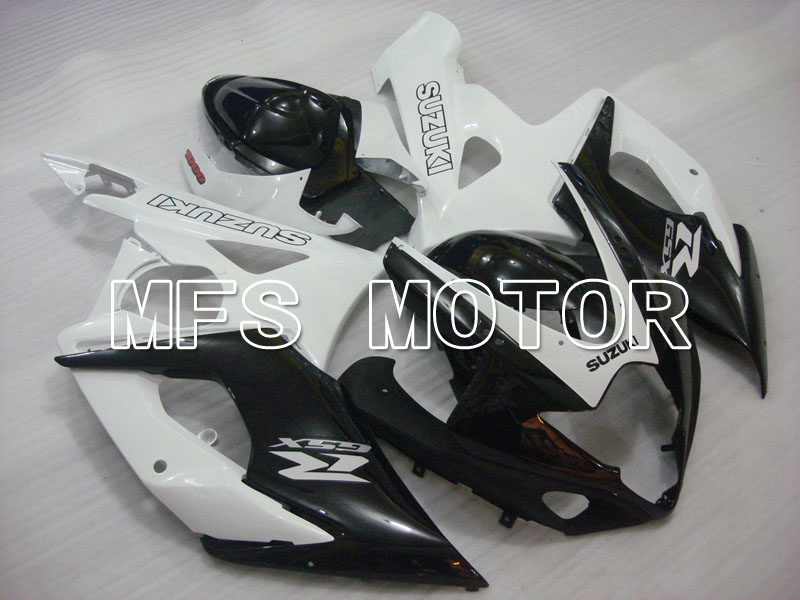 Suzuki GSXR1000 2005-2006 Injection ABS Fairing - Factory Style - Black White - MFS2637