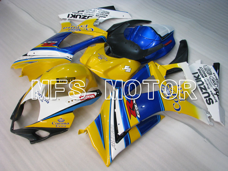 Suzuki GSXR1000 2007-2008 Injection ABS Fairing - Corona - Blue Yellow - MFS2689