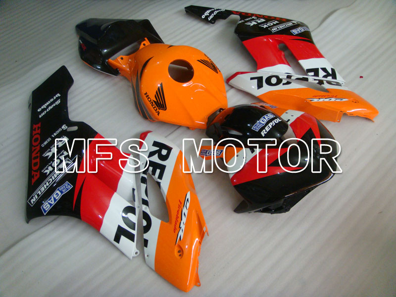 Honda CBR1000RR 2004-2005 Injection ABS Fairing - Repsol - Red Orange Black - MFS2855