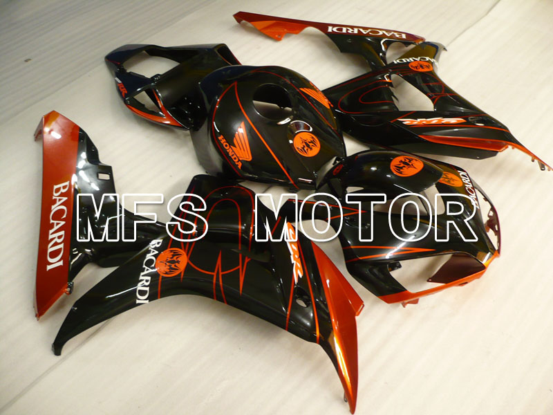 Honda CBR1000RR 2006-2007 Injection ABS Fairing - BACARDI - Black Orange - MFS2862