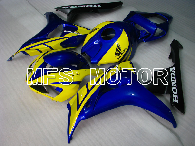 Honda CBR1000RR 2006-2007 Carenado ABS de inyección - Fábrica Style - Azul Amarillo - MFS2875