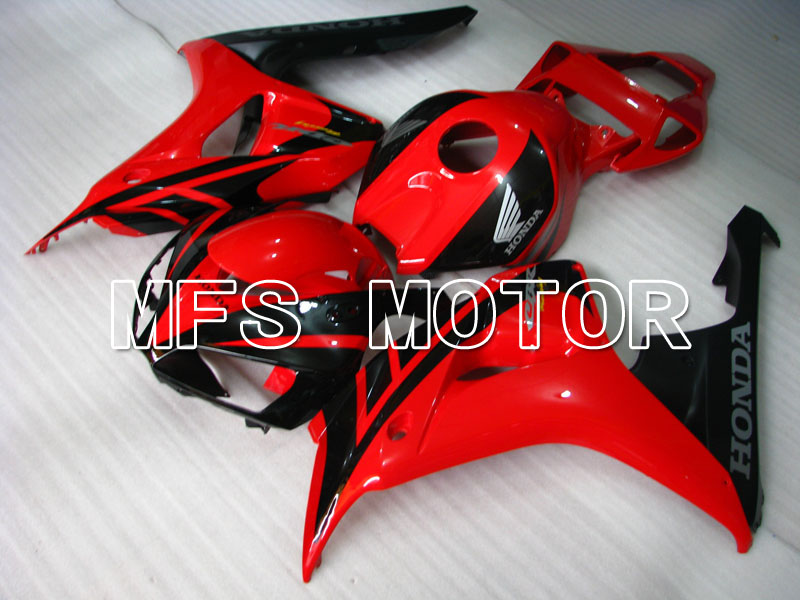 Honda CBR1000RR 2006-2007 Injection ABS Fairing - Factory Style - Black Red - MFS2876