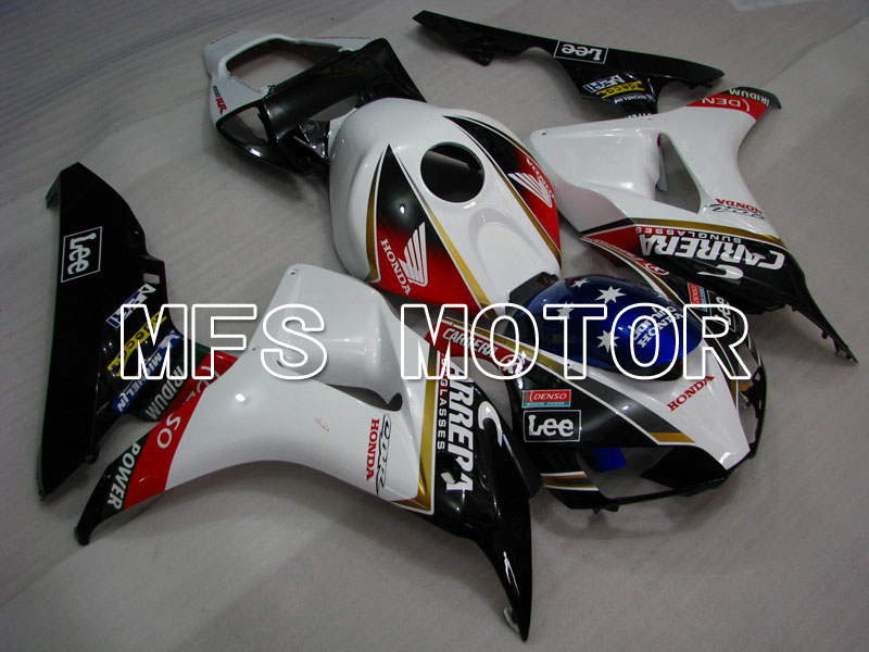 Honda CBR1000RR 2006-2007 Injection ABS Carénage - CARRERA - Noir blanc - MFS2888