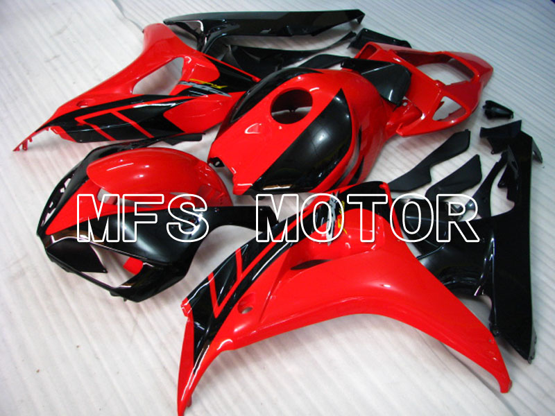 Honda CBR1000RR 2006-2007 Carenado ABS de inyección - Fábrica Style - Negro rojo - MFS2892
