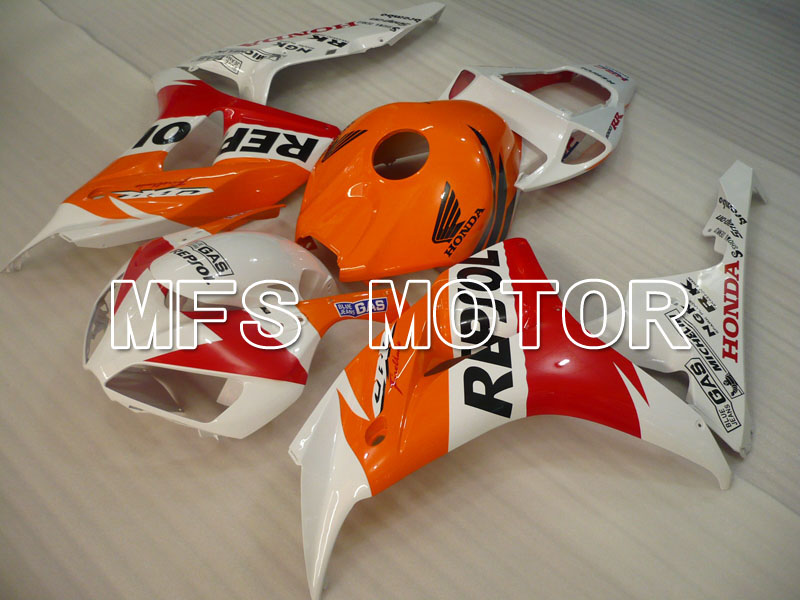 Honda CBR1000RR 2006-2007 Injektion ABS Verkleidung - Repsol - Orange rot Weiß - MFS2897