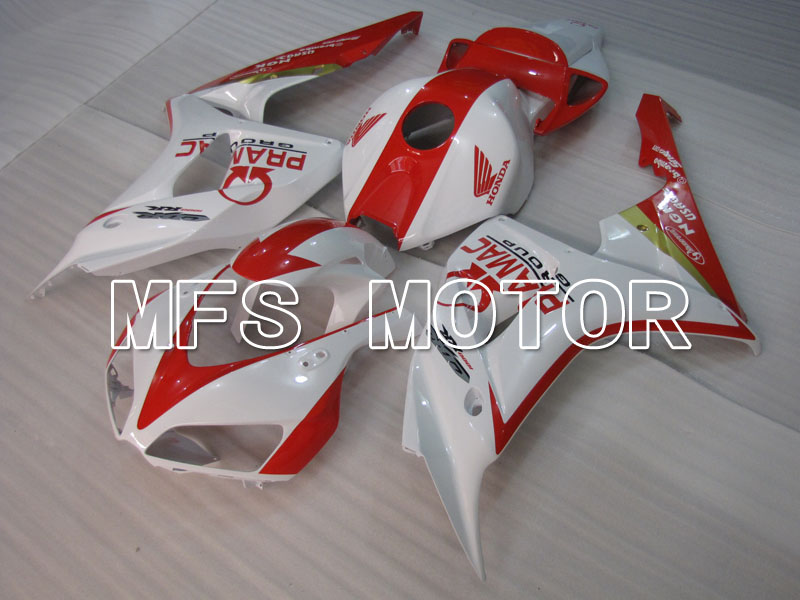 Honda CBR1000RR 2006-2007 Carenado ABS de inyección - PRAMAC - rojo Blanco - MFS2906