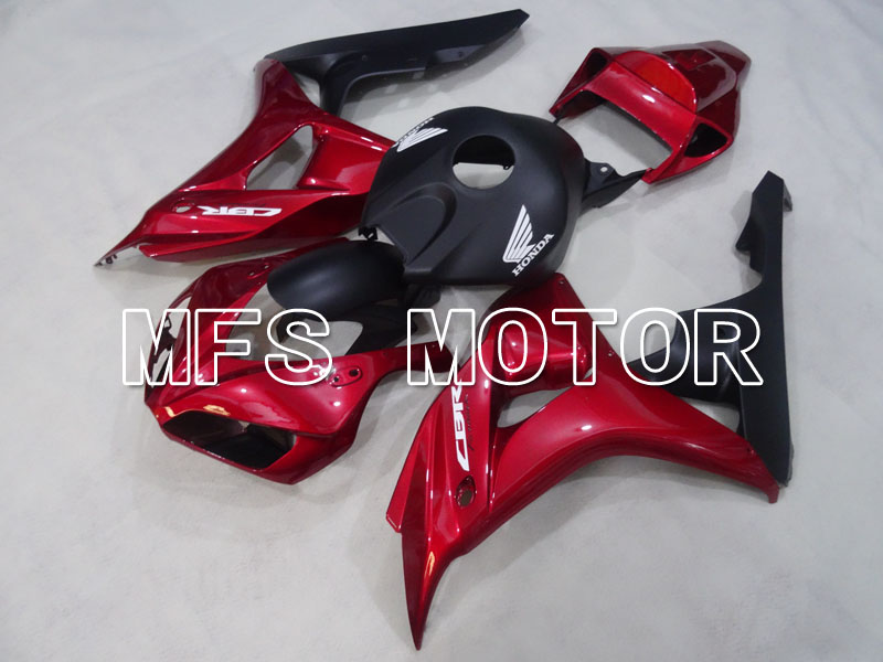 Honda CBR1000RR 2006-2007 Injection ABS Fairing - Factory Style - Black Red - MFS2914