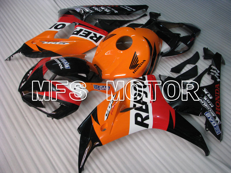 Honda CBR1000RR 2006-2007 Injection ABS Fairing - Repsol - Orange Red Black - MFS2937