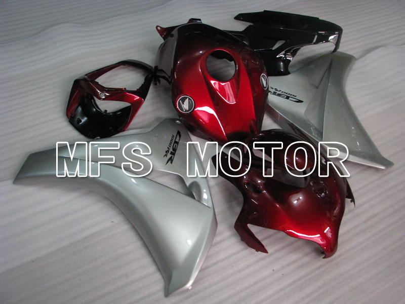 Honda CBR1000RR 2008-2011 Carenado ABS de inyección - Fábrica Style - rojo Plata - MFS2944