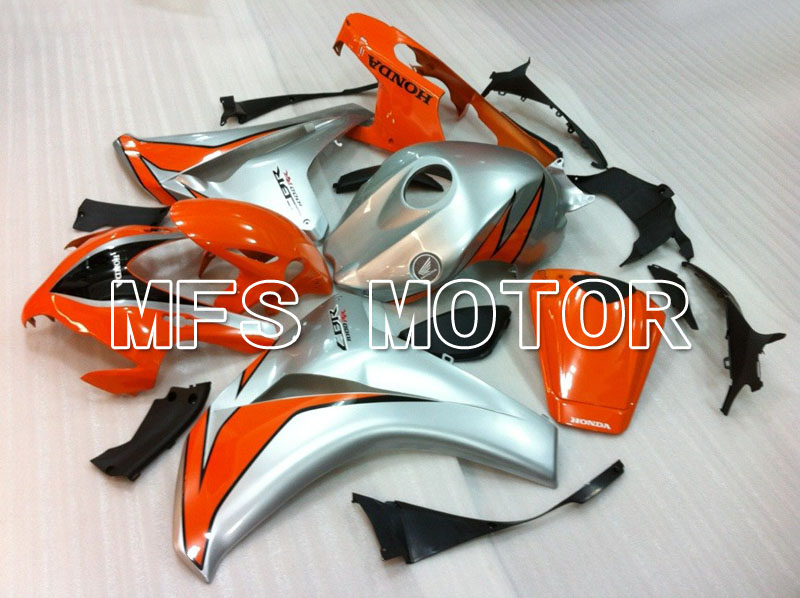 Honda CBR1000RR 2008-2011 Carenado ABS de inyección - Fábrica Style - naranja Plata - MFS2974
