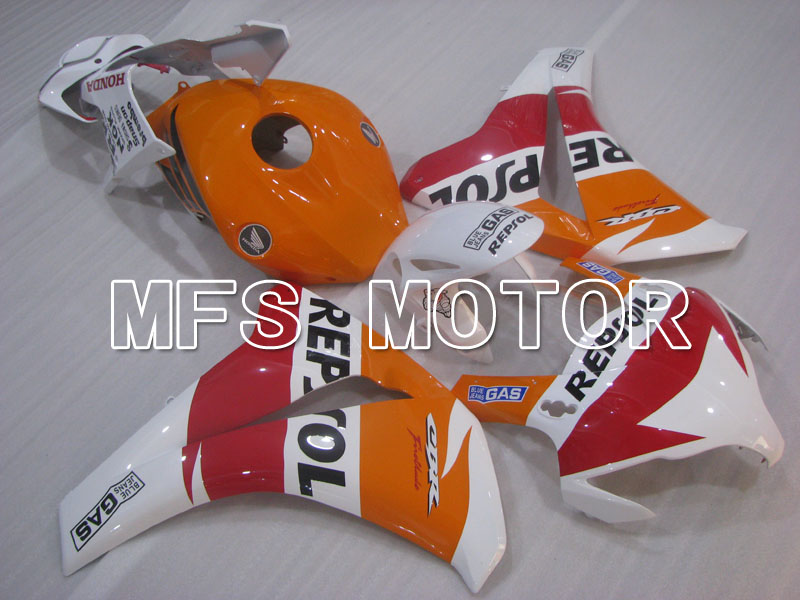 Honda CBR1000RR 2008-2011 Carenado ABS de inyección - Repsol - naranja rojo Blanco - MFS2978