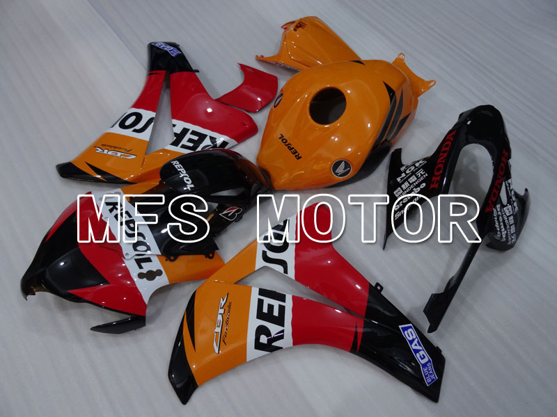 Honda CBR1000RR 2008-2011 Injektion ABS Verkleidung - Repsol - Orange rot Schwarz - MFS3001