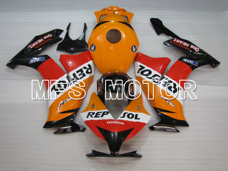 Honda CBR1000RR 2012-2016 Injektion ABS Verkleidung - Repsol - Schwarz Orange rot - MFS3016
