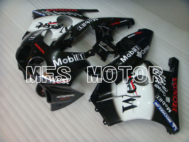 Honda CBR250RR 1990-1994 Injection ABS Fairing - West - Black White - MFS3035