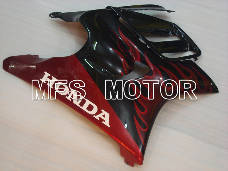 Honda CBR600 F3 1997-1998 Injection ABS Fairing - Flame - Black Red - MFS3058