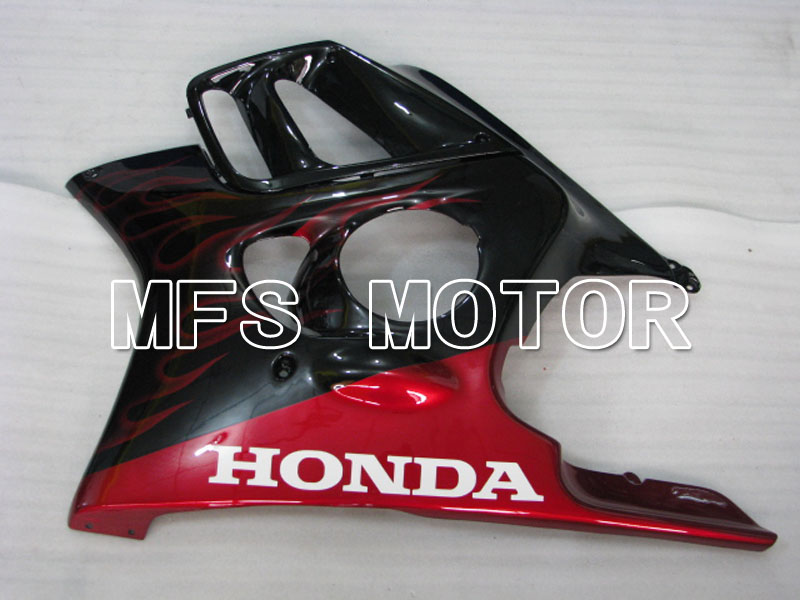 Honda CBR600 F3 1997-1998 Injection ABS Fairing - Flame - Black Red - MFS3064