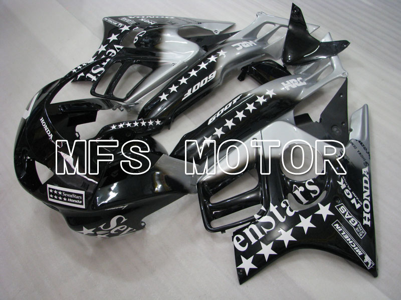 Honda CBR600 F3 1997-1998 Injection ABS Fairing - SevenStars - Black Silver - MFS3070