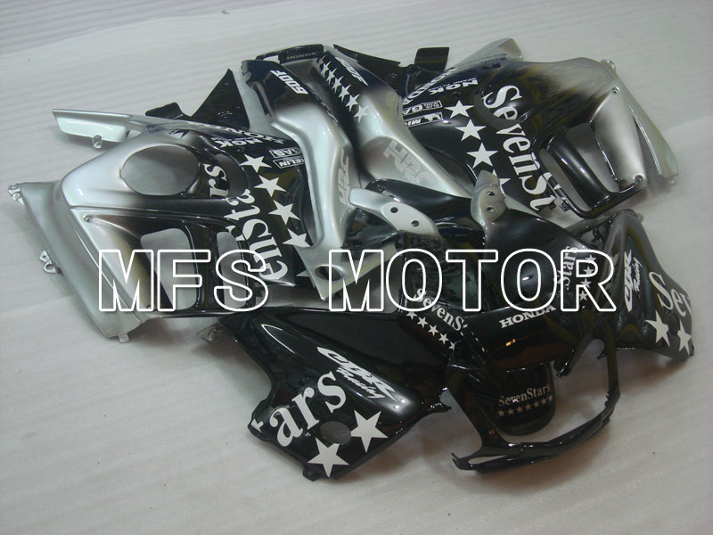 Honda CBR600 F3 1997-1998 Injection ABS Fairing - SevenStars - Black Silver - MFS3078