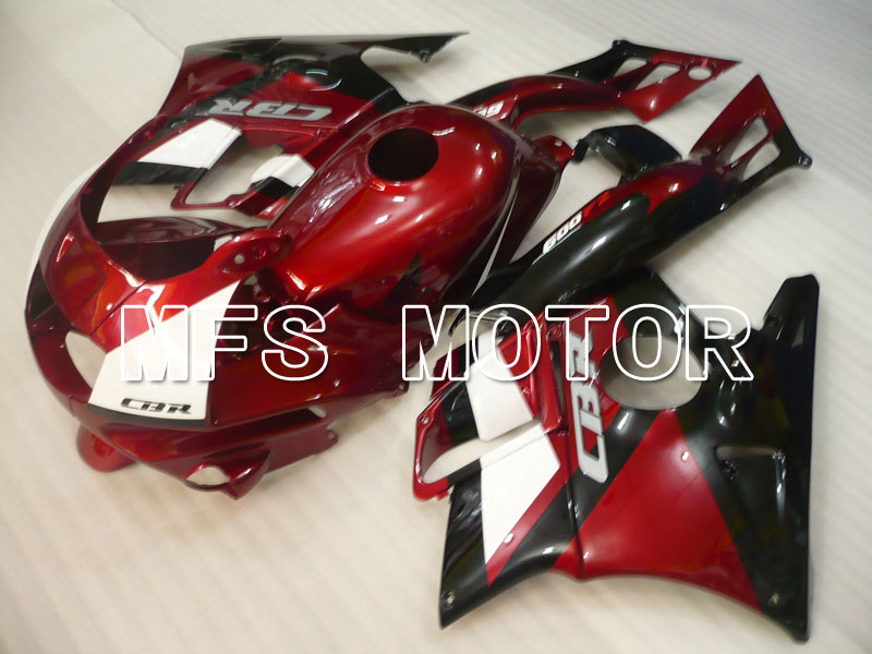 Honda CBR600 F2 1991-1994 ABS Fairing - Fábrica Style - Negro rojo Blanco - MFS3089