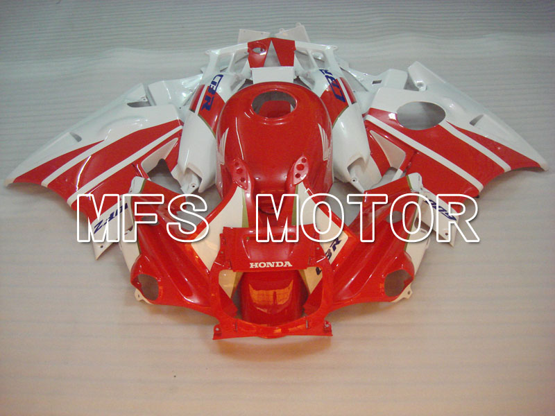 Honda CBR600 F2 1991-1994 ABS Fairing - Fábrica Style - rojo Blanco - MFS3093