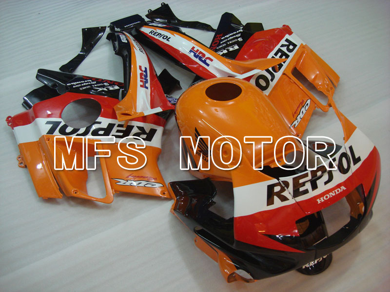 Honda CBR600 F2 1991-1994 ABS Verkleidung - Repsol - Schwarz Orange rot - MFS3099