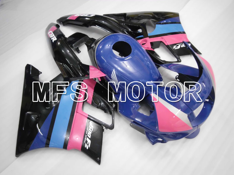 Honda CBR600 F2 1991-1994 ABS Fairing - Factory Style - Black Blue Pink - MFS3101