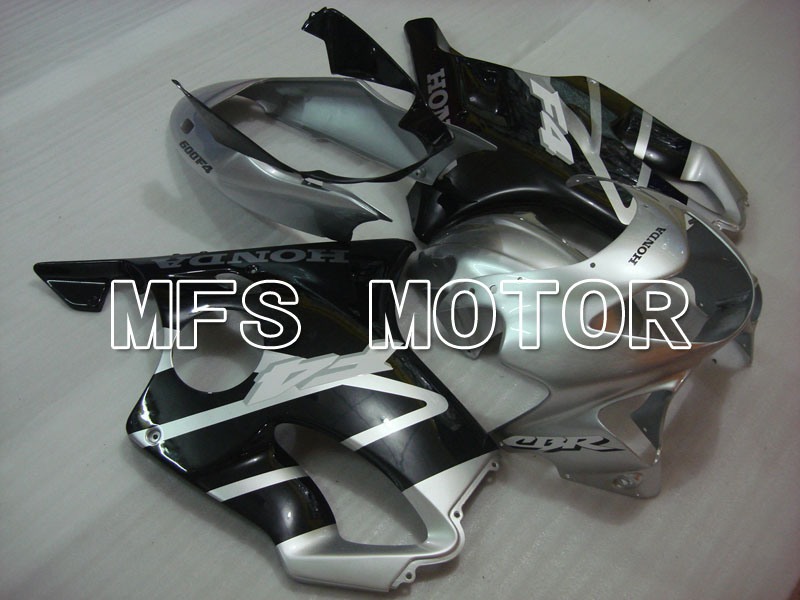 Honda CBR600 F4 1999-2000 Injektion ABS Verkleidung - Fabrik Style - Schwarz Silber - MFS3127