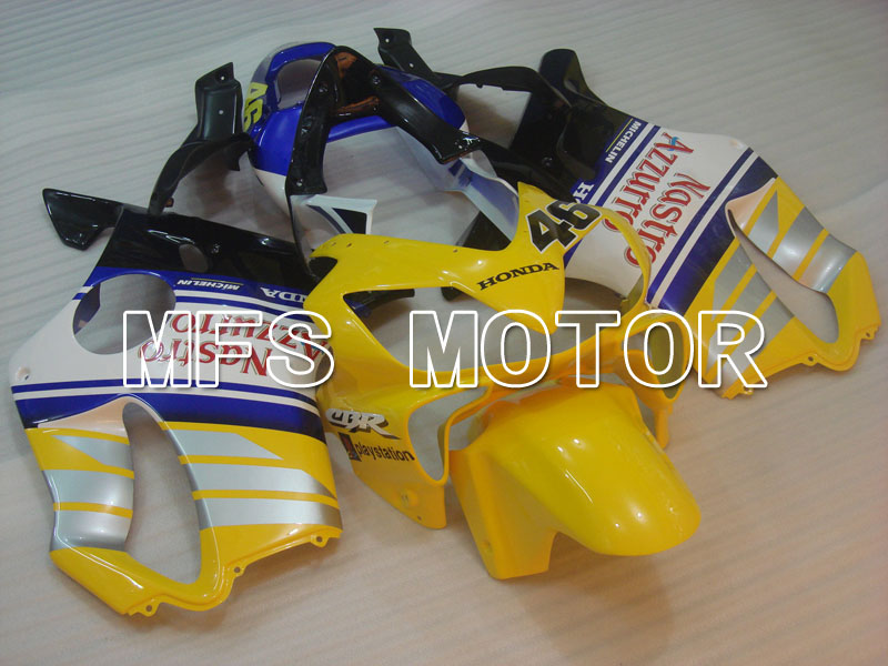 Honda CBR600 F4i 2001-2003 Carenado ABS de inyección - Nastro Azzurro - Negro Amarillo - MFS3149