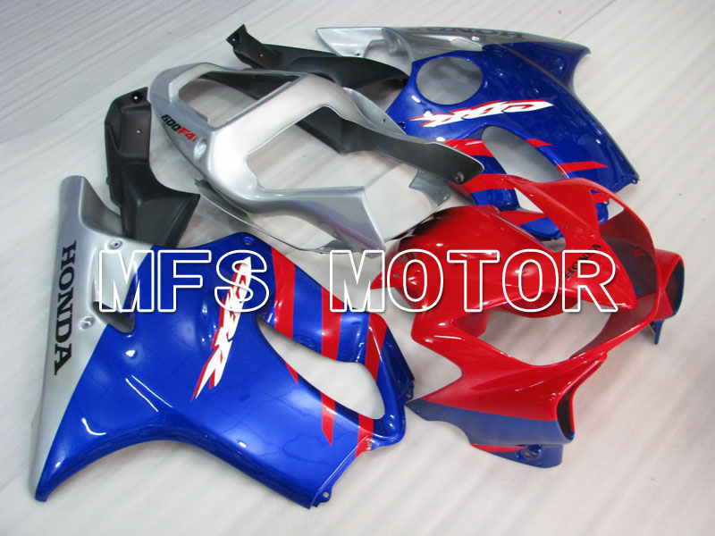 Honda CBR600 F4i 2001-2003 Injektion ABS Verkleidung - Fabrik Style - Blau rot Silber - MFS3157