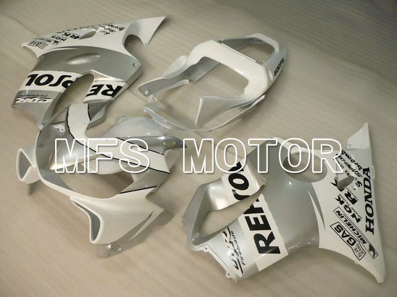 Honda CBR600 F4i 2001-2003 Carenado ABS de inyección - Repsol - Blanco Plata - MFS3162