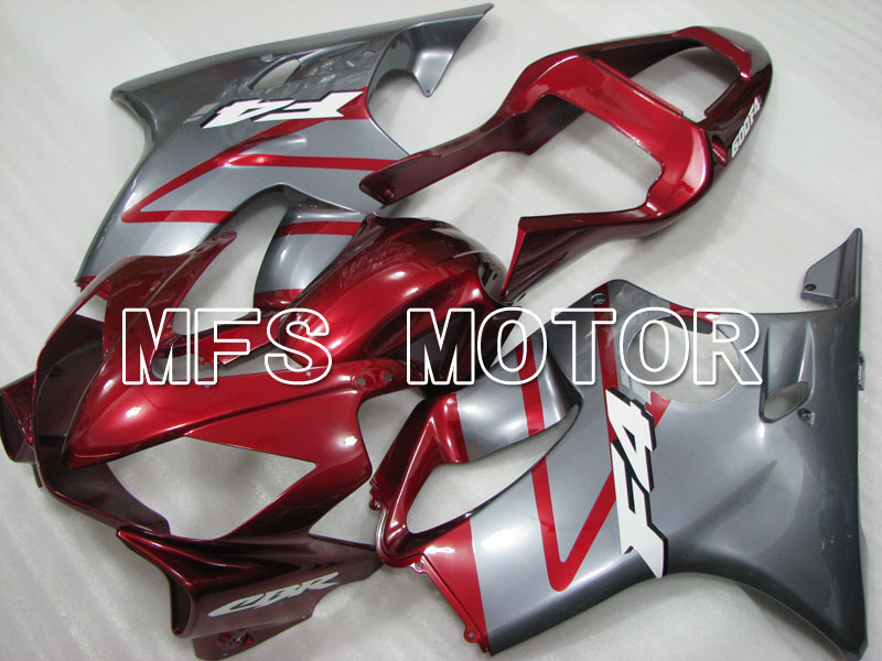 Honda CBR600 F4i 2001-2003 Injektion ABS Verkleidung - Fabrik Style - Grau rot - MFS3172