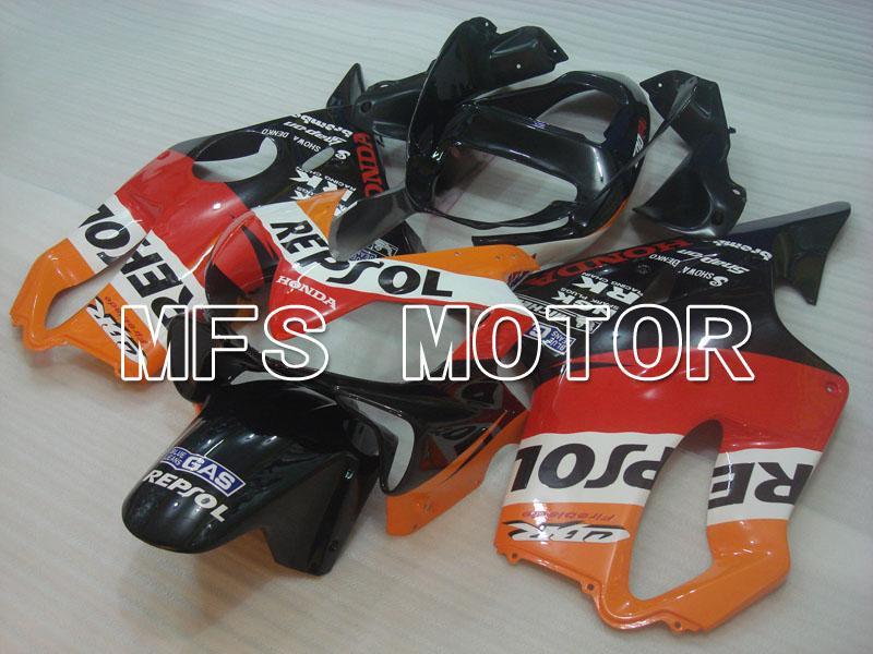 Honda CBR600 F4i 2001-2003 Injektion ABS Verkleidung - Repsol - Schwarz Orange rot - MFS3178