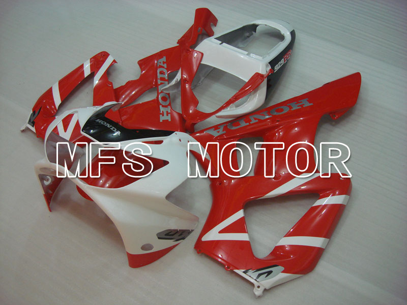 Honda CBR900RR 929 2000-2001 Carenado ABS de inyección - Fábrica Style - rojo Blanco - MFS3204