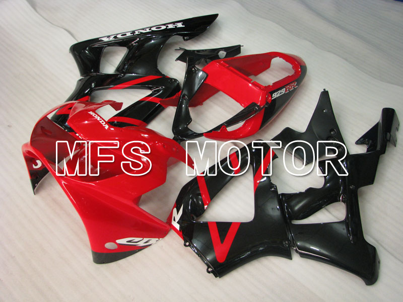 Honda CBR900RR 929 2000-2001 Carenado ABS de inyección - Fábrica Style - Negro rojo - MFS3209