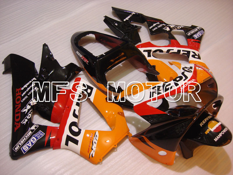 Honda CBR900RR 929 2000-2001 Injection ABS Fairing - Repsol - Black Orange Red - MFS3211