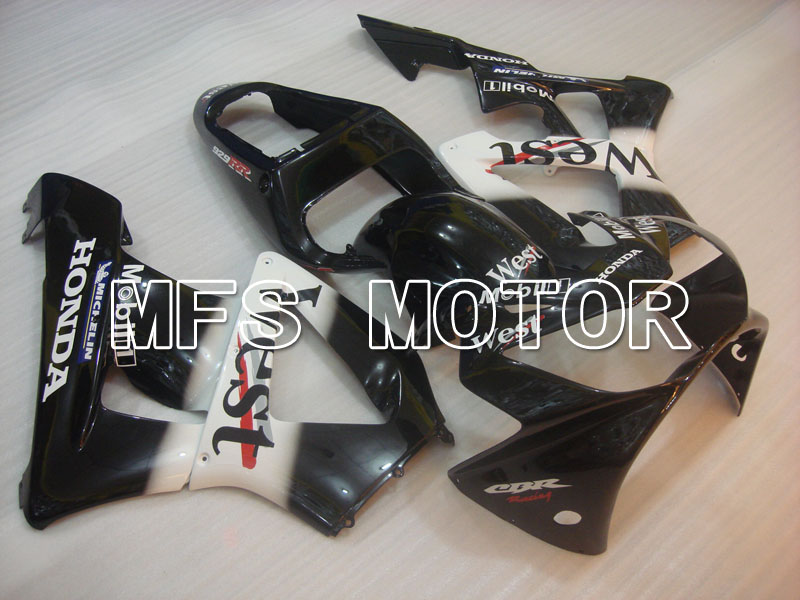 Honda CBR900RR 929 2000-2001 Injection ABS Fairing - West - Black White - MFS3213